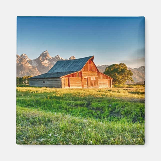 Aimant Lever du soleil à Moulton Barn (Devant)