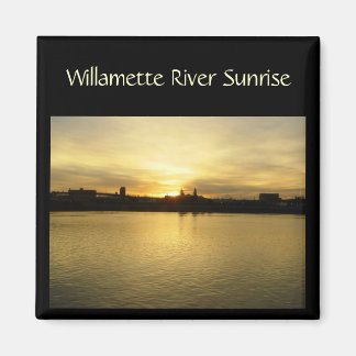 Aimant Lever Sunrise de la rivière Willametter