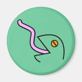 Aimant lézard léché.