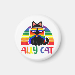 Aimant LGBT Ally Chat Be Kind Gay Rainbow Drôle LGBTQ