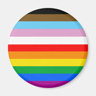 Aimant LGBTQ+ Progrès des bandes d'indicateur