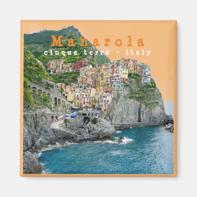 Aimant LGR0012 MANAROLA - Cinque Terre - Italie - Frigo (Devant)