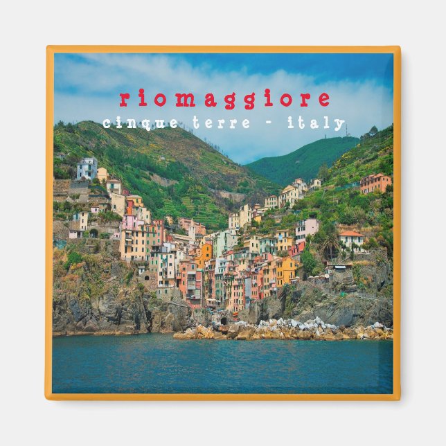 Aimant LGR010 RIOMAGGIORE - Cinque Terre - Italie - Frigo (Devant)