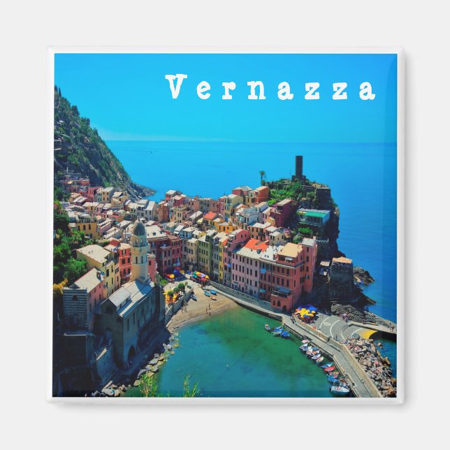 Aimant LGR022 VERNAZZA - Cinque Terre - Ligurie - Frigo (Devant)