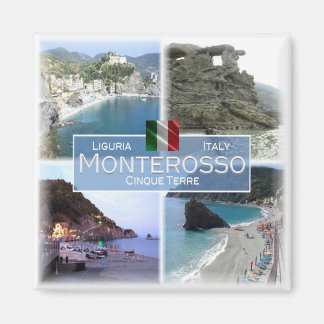 Aimant LGR059 MONTEROSSO - Mosaïque - Italie - Réfrigérat