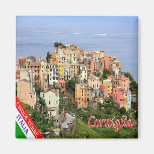Aimant LGR136 CORNIGLIA Cinque Terre, Italie, Frigo