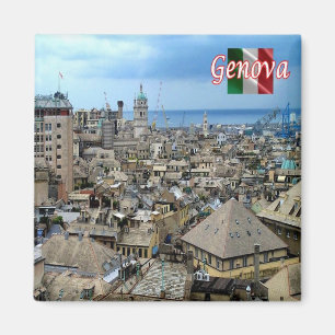 Aimant LGR156 GENOA Cityscape, Italie, Frigo