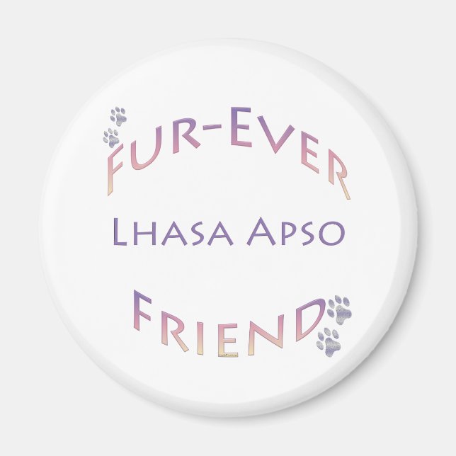 Aimant Lhasa Apso Furever (Devant)
