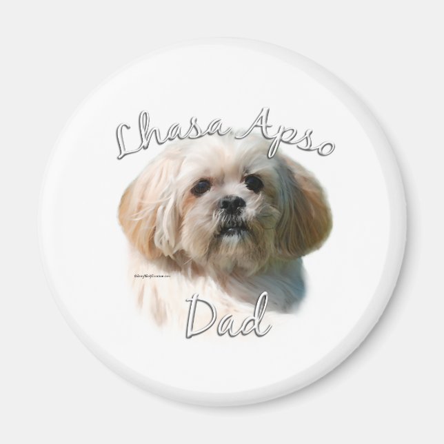 Aimant Lhasa Apso Papa 2 (Devant)