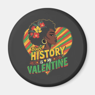 Aimant L'Histoire Noire est mon Mois Valentin de l'Histoi