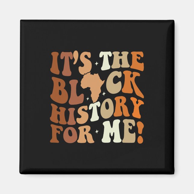 Aimant L'histoire noire pour moi Mois de l'histoire noire (Devant)
