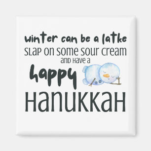 Aimant L'Hiver Peut Être Un Latke