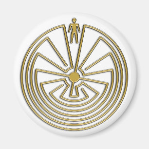 Aimant L'homme dans le Maze - l'or