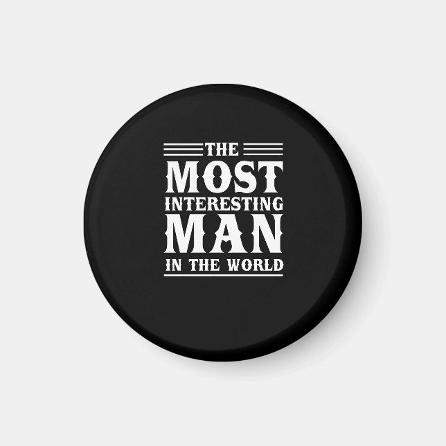 Aimant L'homme le plus intéressant au monde (Devant)