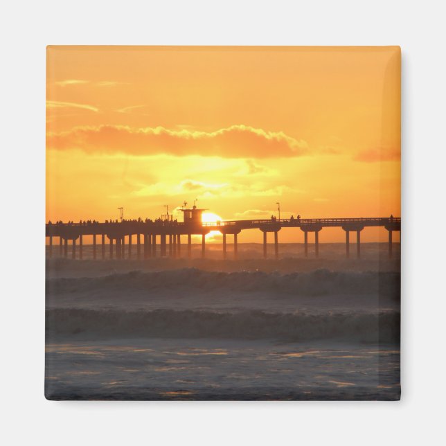 Aimant L'homologue californien au coucher du soleil (Devant)