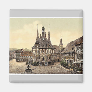 Aimant L'hôtel de ville, Wernigerode, Hartz, Allemagne p