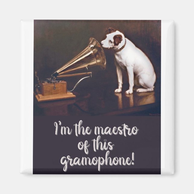 Aimant L'humour de son maître pour chien de voix (Devant)