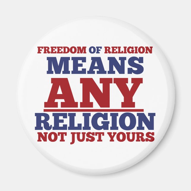 Aimant Liberté de religion (Devant)