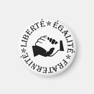 Aimant Liberté, égalité, fraternité