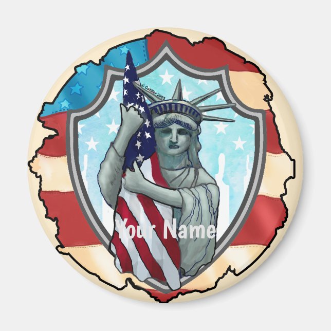 Aimant Liberté USA   (Devant)