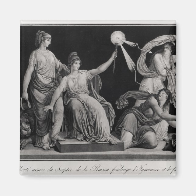 Aimant Liberté, vaincre l'ignorance et le fanatisme (Devant)