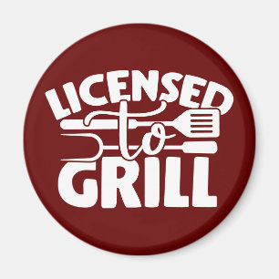 Aimant Licence De Grill