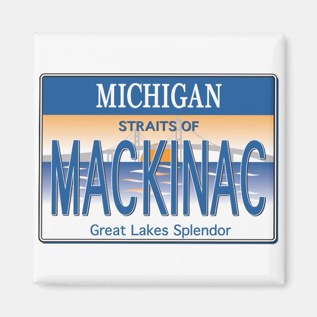 Aimant Licence Mackinac (Devant)