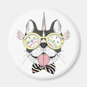 Aimant Licorne de bouledogue français