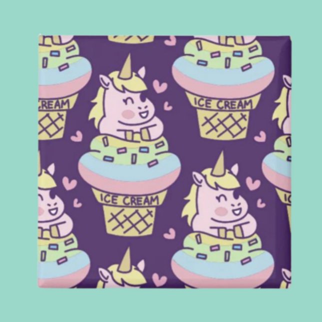 Aimant Licorne Fière Douce (Créateur téléchargé)