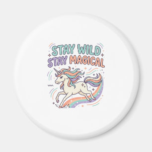 Aimant Licorne Reste Sauvage Reste Magique Produit Branch