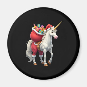 Aimant Licorne Vilain Blague Drôle Noël Famille Matin