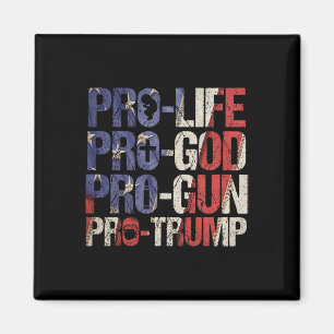 Aimant Life God Gun Trump Usa réélit Donald Trump 2020