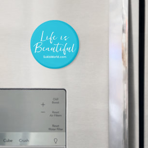 Aimant Life is Beautiful Turquoise Brand Blog Website