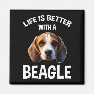 Aimant Life Is Better With A Beagle