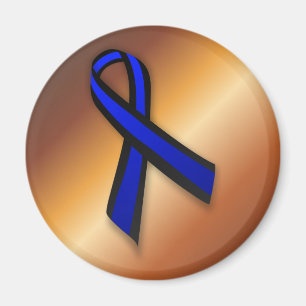 Aimant Ligne bleue mince