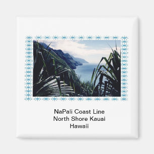 Aimant Ligne côtière Magnet-NaPali, Kauai, Hawaii