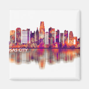 Aimant Ligne Skyline de Kansas City Missouri
