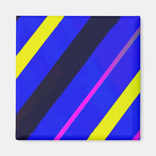 Aimant Lignes bleues (Devant)