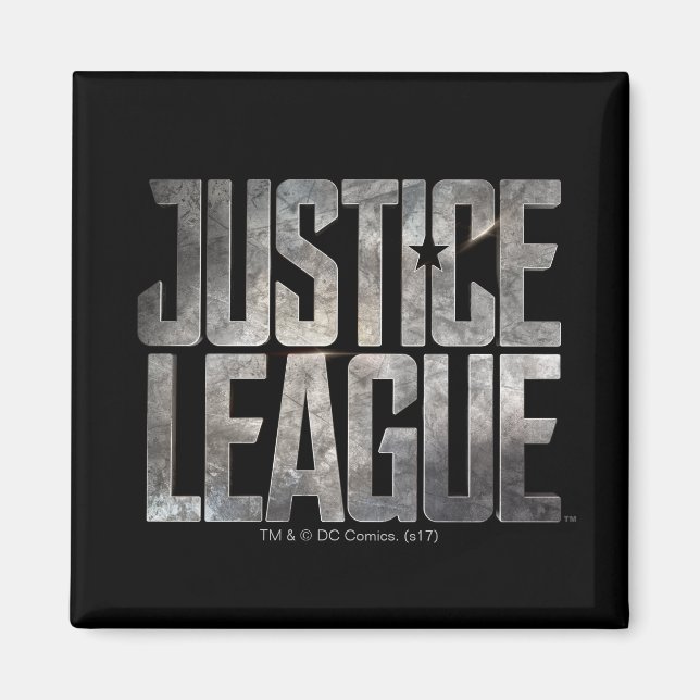 Aimant Ligue de Justice | Logo métallique de la Ligue de  (Devant)
