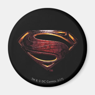 Aimant Ligue de Justice   Symbole de superman métallique