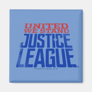 Aimant Ligue de Justice   United We Stand Graphic