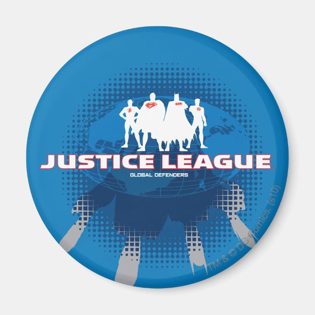 Aimant Ligue de la justice pour les défenseurs mondiaux (Devant)