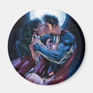 Aimant Ligue Justice #12 Wonder Woman & Superman Kiss