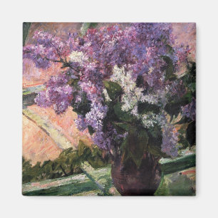 Aimant Lilacs dans une fenêtre   Mary Cassatt