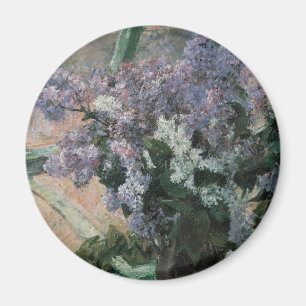 Aimant Lilacs dans une fenêtre par Mary Cassatt, Art Vint
