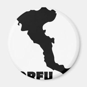 Aimant l'île grecque de corfu korfu