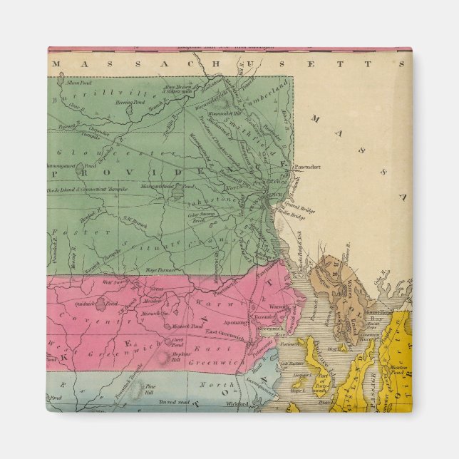 Aimant L'île Rhode (Devant)