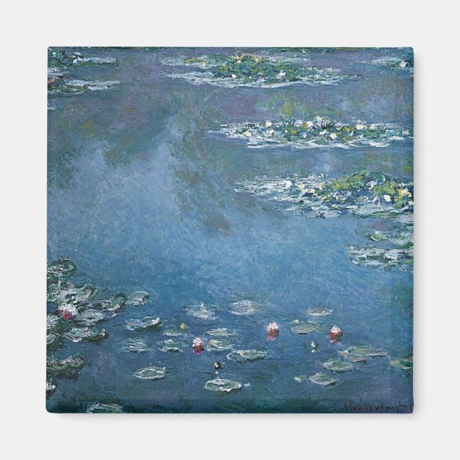 Aimant Lillies d'eau par Claude Monet (Devant)