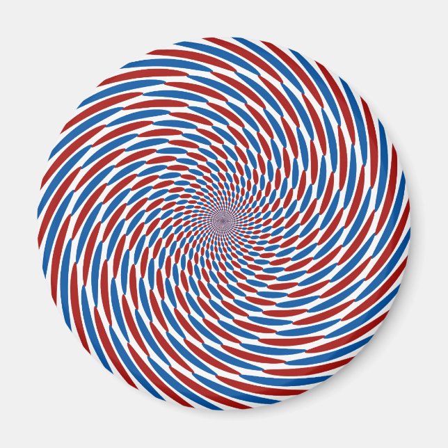 Aimant L'illusion spirale éclate (Devant)