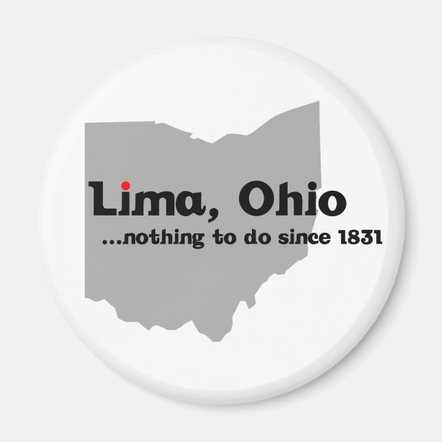 Aimant Lima, Ohio (Devant)
